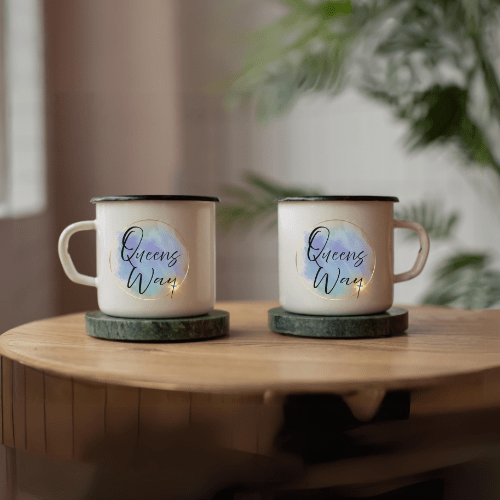 This collection includes water bottles, tumblers, coffee mugs, coasters and glassware; each with a motivational pep talk to keep you going through life's daily struggles.